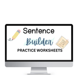 Load image into Gallery viewer, SENTENCE BUILDER WORKSHEETS - Pop Sugar Cafe