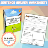 Load image into Gallery viewer, SENTENCE BUILDER WORKSHEETS - Pop Sugar Cafe