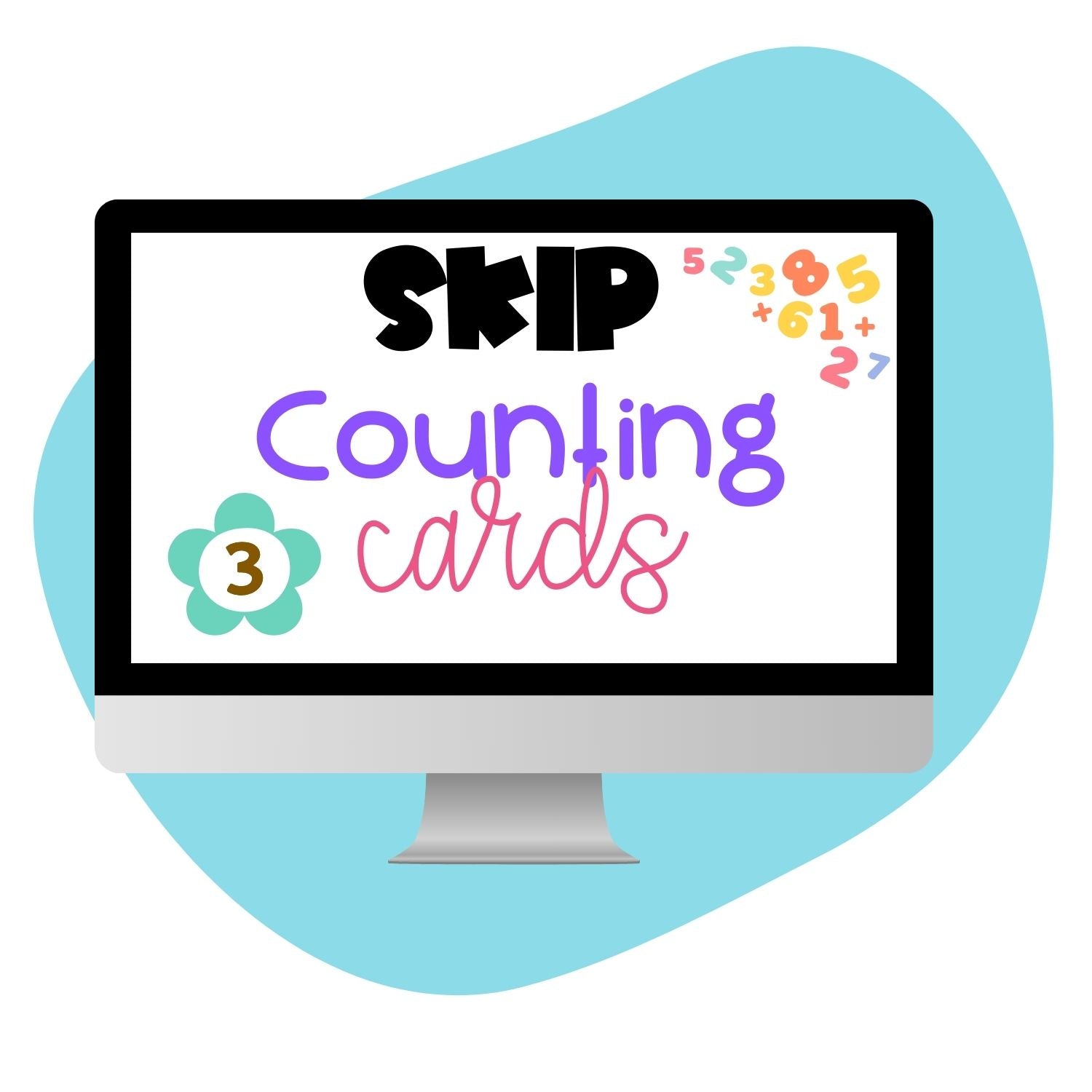 skip counting cards 1-10 Pop Sugar Cafe