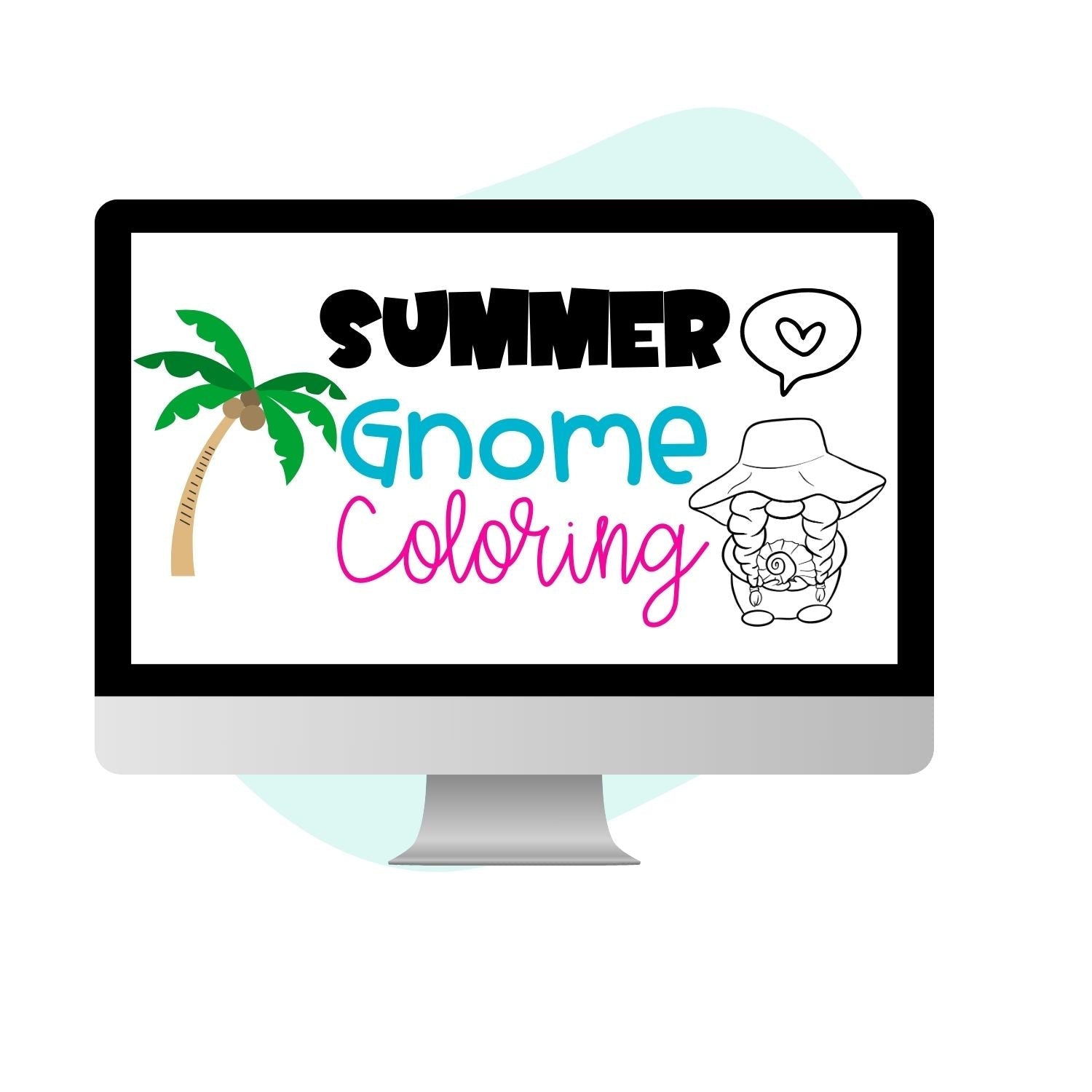 Summer Gnome Coloring Pages for Kids – Cute, Printable Fun for All Ages - Pop Sugar Cafe