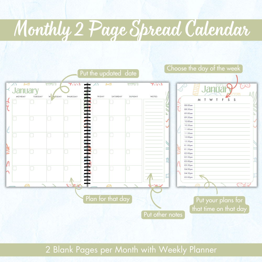 Summer Planner for Moms - Pop Sugar Cafe