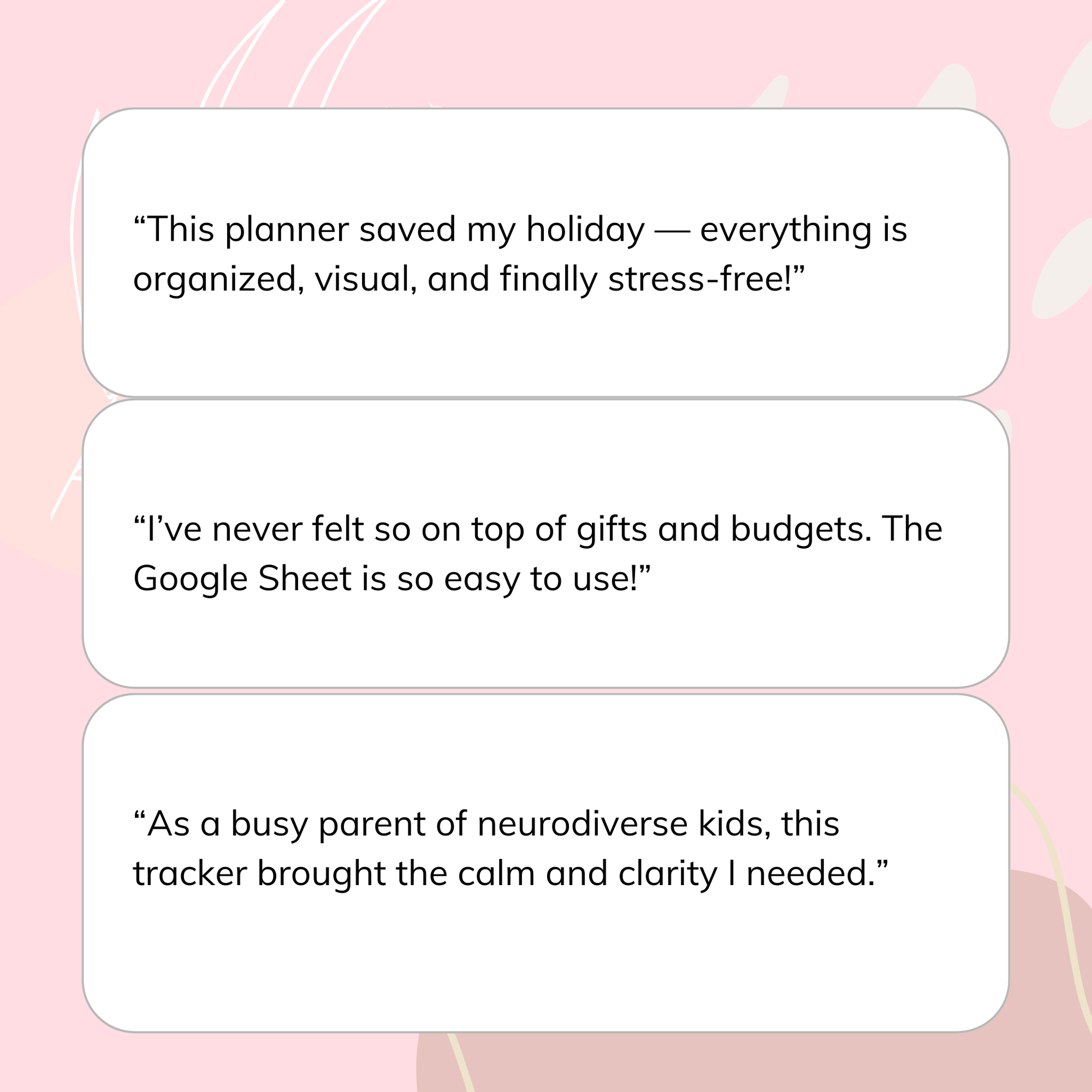 The Ultimate Holiday Gift Planner & Tracker | Google Sheets Digital Organizer - Pop Sugar Cafe